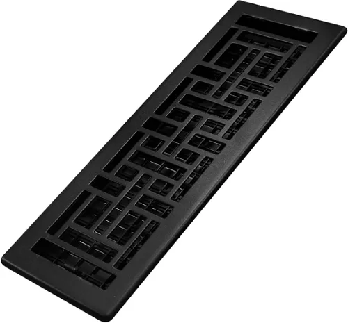 Vista 30 de Decor Grates Registro de suelo oriental AJH212-RB, 2 x 12 pulgadas, acabado de bronce frotado