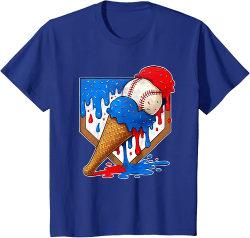Vista 11 de Camiseta de béisbol desgastada para niños y jóvenes
