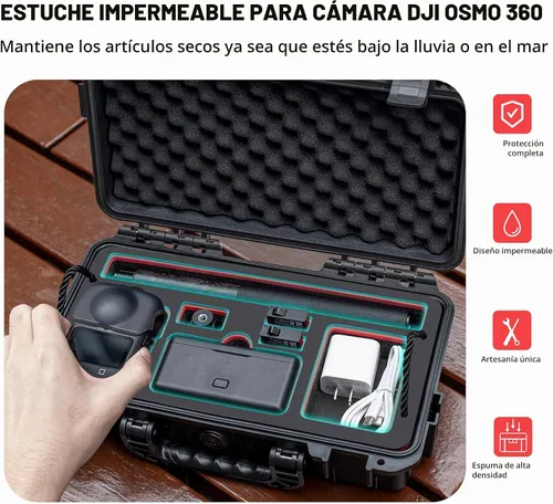 Vista 6 de STARTRC PHOTO Osmo 360 - Carcasa rígida de doble capa impermeable