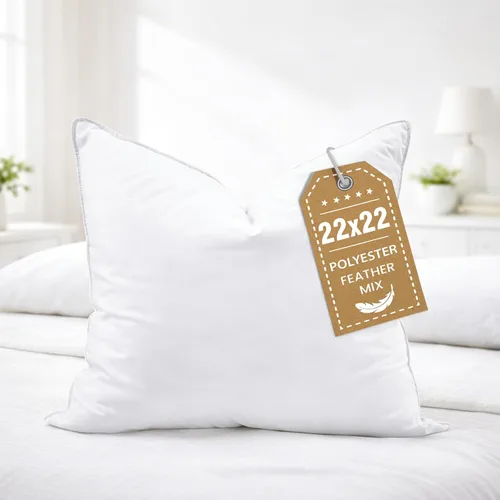 Vista 18 de BHZ Almohada estándar de plumas de ganso con funda de almohada de satén, almohada de cama de lujo de la colección de hotel para dormir, soporte