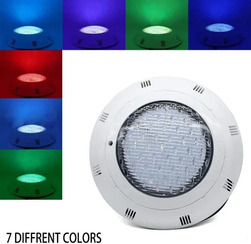 Vista 5 de JONAS.C 12 V 36 W luz de piscina subacuática cambio de color LED RGB IP68 luz de piscina enterrada con control remoto
