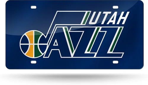Vista 11 de Rico Industries Placa de matrícula metálica con incrustaciones láser de la NBA
