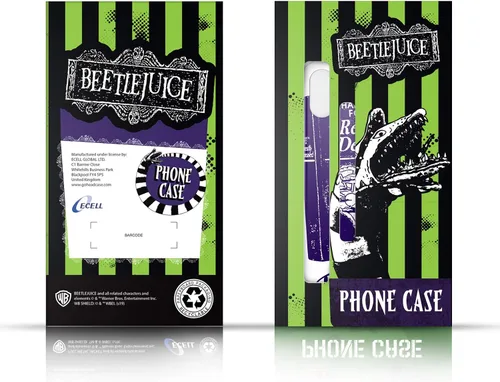 Vista 7 de Head Case Designs Beetlejuice Betelgeuse Graphics - Carcasa rígida con licencia oficial compatible con Apple iPhone 13 Pro Max