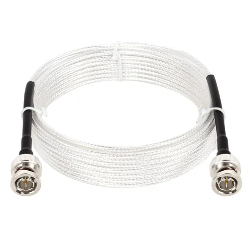 Vista 16 de XRDS -RF 2 piezas de cable SDI de 1 pie, cables de puente HD-SDI BNC macho de 75 ohmios RG179 para cámara de video BMCC