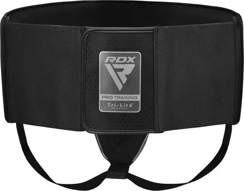 Vista 3 de RDX Protector de ingle para boxeo Muay Thai Kickboxing MMA, Maya Hide Leather Mark PRO Men Jockstrap entrenamiento de artes marciales, protector