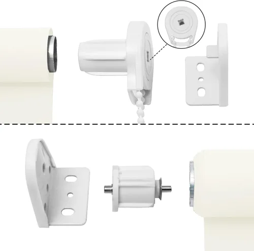 Vista 5 de NUTRO CHILL Persiana Opaca, Persianas Enrollables para Ventana con Aislamiento Térmico, Protección UV en Tela para Hogar y Oficina, Fácil de Instalar