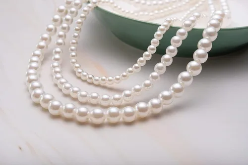 Vista 7 de Collar de perlas para hombre, collar de perlas redondas blancas, gargantilla de perlas, joyería de moda, regalo de joyería de moda, hecho a mano