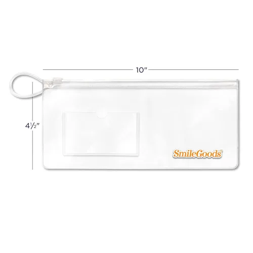 Vista 4 de SmileGoods - Bolsa transparente con cremallera de 4.5 x 10 pulgadas, paquete de 72