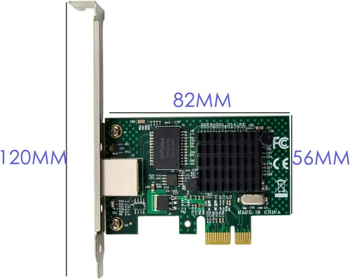 Vista 7 de Adaptador de servidor Gigabit Ethernet PCIe con tarjeta de red PCI-E de escritorio PCI-E de Broadcom NetXtreme BCM5751 10/100/1000 Mbps