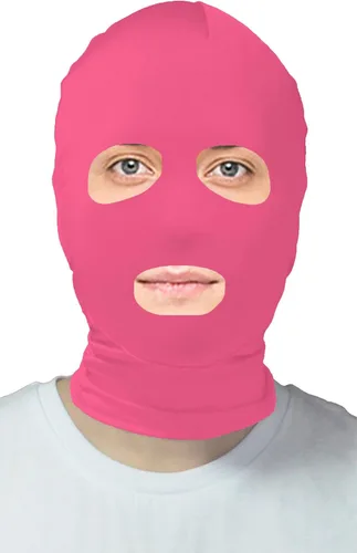 Vista 10 de VSVO Máscara de capucha Zentai con ojos abiertos y boca