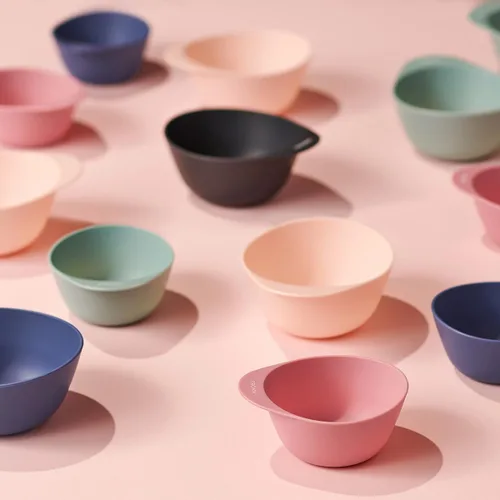 Vista 9 de Fromm Juego de 3 cuencos de mezcla de color de 10 onzas, cuencos profesionales de salón de belleza, cuencos de color para coloristas y estilistas