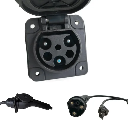 Vista 2 de JOEEGO Conjunto de cable de alimentación de carga para carrito de golf D2, D3, D5 y D-Max EV, 16A 110V ~ 220V, certificado UL, reemplaza al OEM #