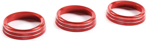 Vista 7 de Anillos de ajuste de aire acondicionado trasero para Land Rover Defender 110 2020 accesorios de coche (rojo)