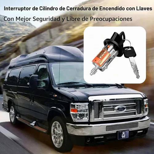 Vista 6 de Interruptor de cilindro de bloqueo de encendido con llaves para Ford Ranger F150 Mercury 96-16