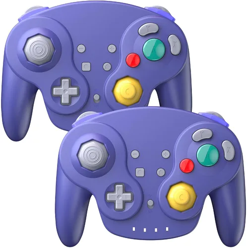 Vista 10 de 2.4 GHz Wireless GameCube Controller, for NGC GameCube Console (Built-in Rumble) (Analog Stick) (Analog Triggers) (Rechargeable) (Plug and Play)