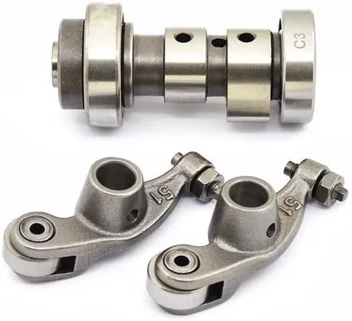 Vista 2 de Eje de levas de carreras de motocicleta de alto rendimiento, conjunto de brazo oscilante silencioso apto para Y YBR125 YB125Z XTZ125Z XTZ125 Marfil