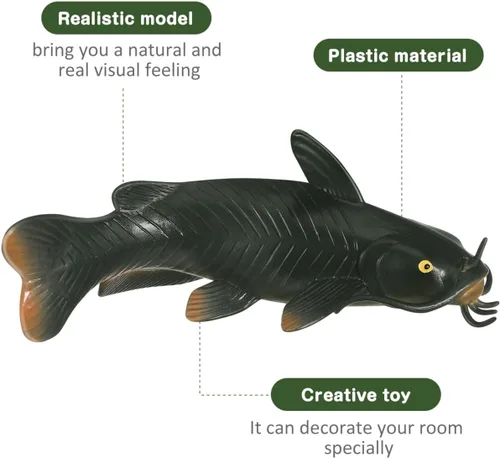 Vista 3 de Kisangel Modelo artificial realista figura niños peces juguete modelo cognitivo