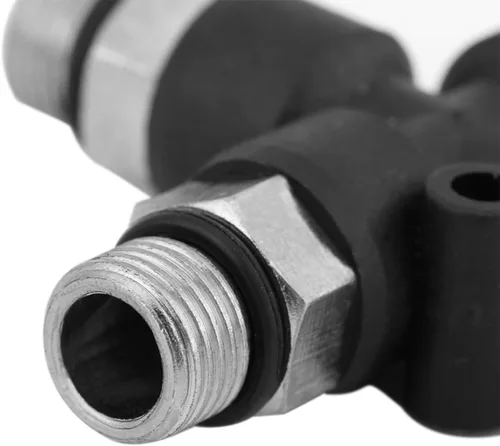 Vista 4 de Compresor de aerógrafo a adaptador de manguera de aerógrafo Conector divisor de 1/8 pulgadas BSP de 3 vías