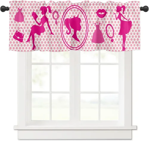 Vista 13 de Cenefa de ventana de Navidad para cocina, sala de estar, cortina de ventana temática de vaqueras para dormitorio, baño, cenefa de ventana Howdy
