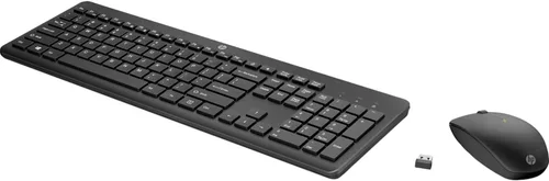 Vista 2 de HP Combo de mouse y teclado inalámbricos 235 – Teclado inalámbrico USB tipo A RF 2.40 GHz – Inglés (EE. UU.) – Ratón USB tipo A RF – 1600 dpi – AA