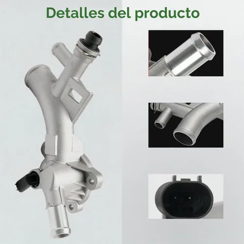 Vista 4 de Kit de salida de agua de carcasa de refrigerante de motor de aluminio