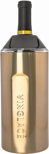 Vista 15 de Vinglacé Enfriador de Botella de Vino - Aislador de Champán Portátil - Funda de Enfriador de Vino de Acero Inoxidable - Mantiene el Vino Frío
