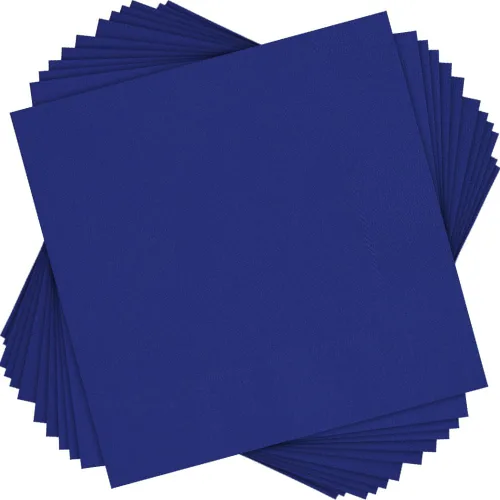 Vista 3 de Servilletas de bebidas azul claro, 20ct