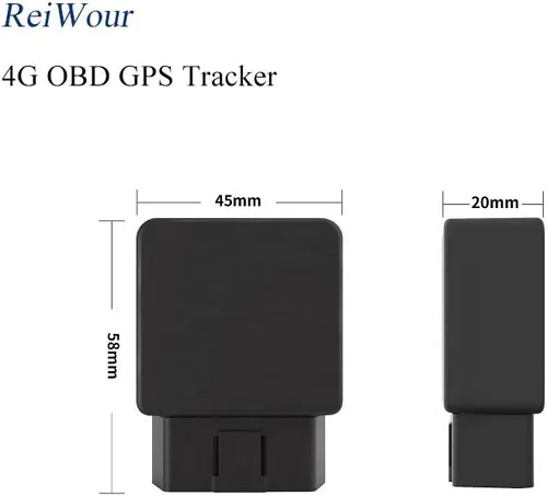 Vista 5 de OBD2 Tracker Suscripción de un mes Incluida 4G OBD GPS Tracker para Vehículos Dispositivo de Rastreador de coches Oculto OBD Tracker Fleet