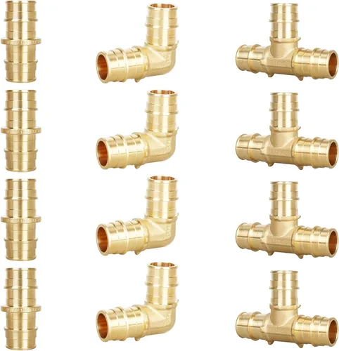 Vista 7 de (Znkiok 10 unidades) Accesorios de expansión Pex A de 1/2 pulgada, adaptador hembra Pex-A-1/2 "NPT, larga vida útil, latón sin plomo, NSF, UPC, ASTM