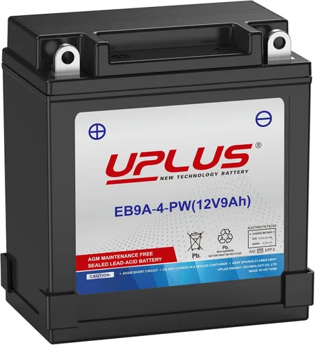 Vista 17 de YT7B-BS UPLUS - Batería para motocicleta EB7B-4, ATV, scooter, ATV AGM, sin mantenimiento, compatible con Yamaha CAN-AM Ducati Kawasaki Suzuki