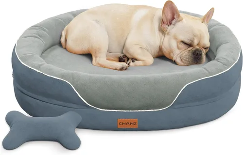 Vista 17 de CWAWZ Cama ortopédica grande para perros, 36 pulgadas, cama para perros de gran tamaño con cojines envolventes completos, camas refrescantes