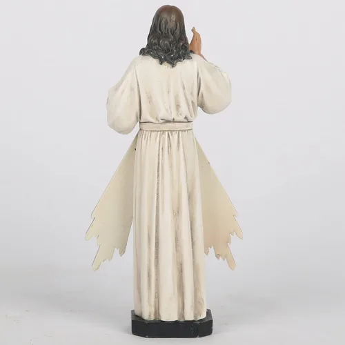 Vista 5 de Estatua de Jesucristo de la Divina Misericordia Católica BC de 6 pulgadas de alto, regalo religioso, decoración católica para interiores del hogar