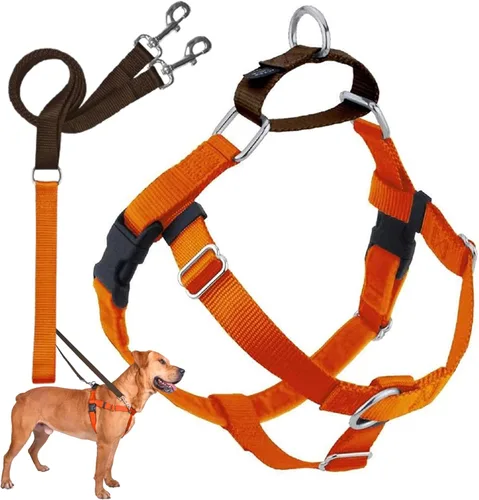 Vista 17 de 2 Hounds Design Freedom - Arnés para perro sin tirones, arnés ajustable y correa, fácil de caminar y control cómodo, se adapta a perros pequeños