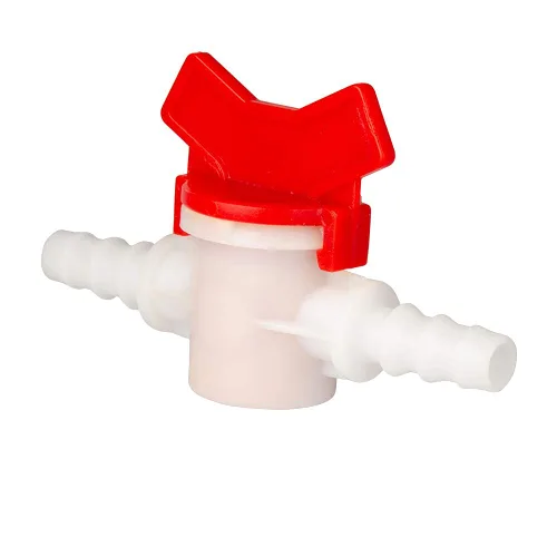 Vista 4 de Feelers Válvula de interruptor de riego por goteo, válvula de bola de identificación de manguera de púas de 1 pulgada para mangueras de riego por