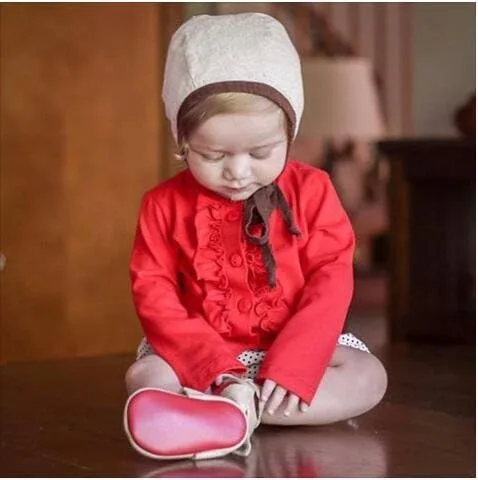 Vista 4 de Bebila Mocasines de bebé con flecos de doble lazo, zapatos de bebé de suela suave para niñas y niños pequeños