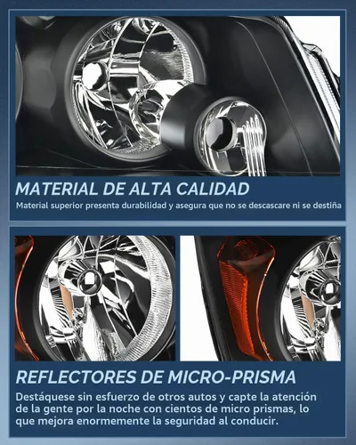 Vista 6 de Nilight Conjunto de faros delanteros para 2011 2012 2013 2014 2015 2016 2017 2018 2019 Dodge Grand Caravan 2008-2016 Chrysler Town & Country