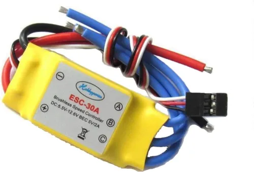 Vista 2 de Controlador de velocidad sin escobillas 30A ESC para el multirotor del avión del helicóptero RC