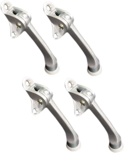Vista 15 de QCAA Soporte de puerta de Kickdown resistente, 4", Zinc Die Cast, Cobre antiguo, Hecho en Taiwán