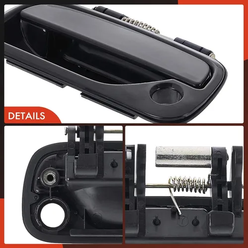 Vista 7 de A-Premium Manija de puerta exterior delantera izquierda del lado del conductor compatible con Toyota Tundra 2000-2003, Tundra 2004-2006 Pastilla