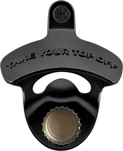 Vista 14 de Abrebotellas de bronce montado en la pared con imanes, acero inoxidable magnético para quitar la parte superior de la cerveza de montaje para poste