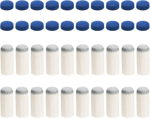Vista 8 de PATIKIL Pool Cue Tips Set, Snooker Billiard Cue Stick Tips Replacement Compatible Pool Cue Ferrules