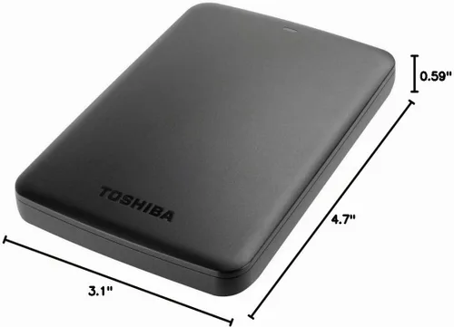 Vista 9 de Toshiba Canvio Basics disco duro portátil, Negro
