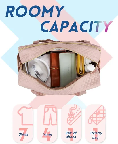 Vista 7 de BAGSMART bolsa de aseo con bolsa de lona, Bagsmart Neceser con bolsa de lona