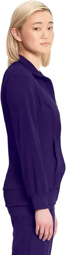 Vista 18 de Infinity by Cherokee 2391A - Chaquetas médicas con cremallera frontal para mujer, tela elástica en 4 direcciones