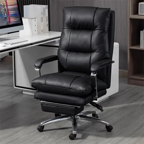 Vista 10 de Sillas de computadora para el hogar, silla ejecutiva de oficina con reposapiés, silla de computadora reclinable, silla ergonómica de escritorio