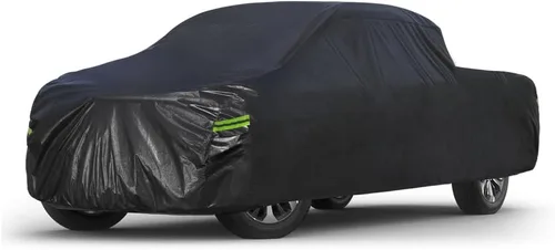 Vista 9 de Kaugung - Cubierta impermeable para camioneta, 7 capas resistentes, ajuste completo para Mitsubishi Raider 2006-2010, para todo clima, protección