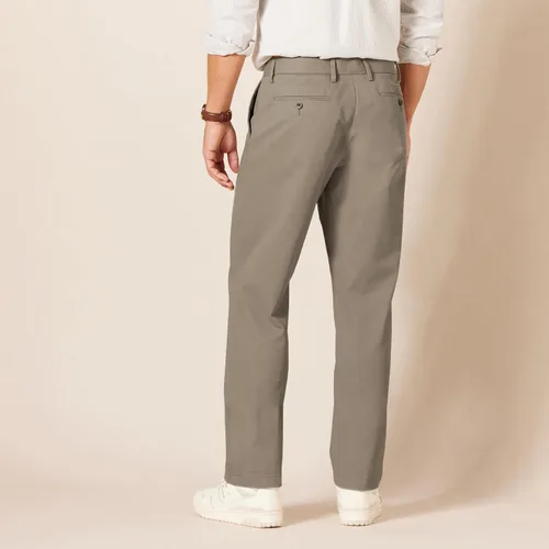 Vista 3 de Tienda Essentials Mens Classic-Fit Wrinkle-Resistant Flat-Front Chino Pant (Available in Big & Tall)