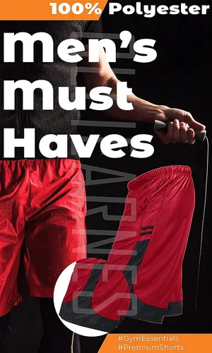 Vista 5 de OLLIE ARNES Pantalones cortos de malla para hombre, para baloncesto, correr, gimnasio
