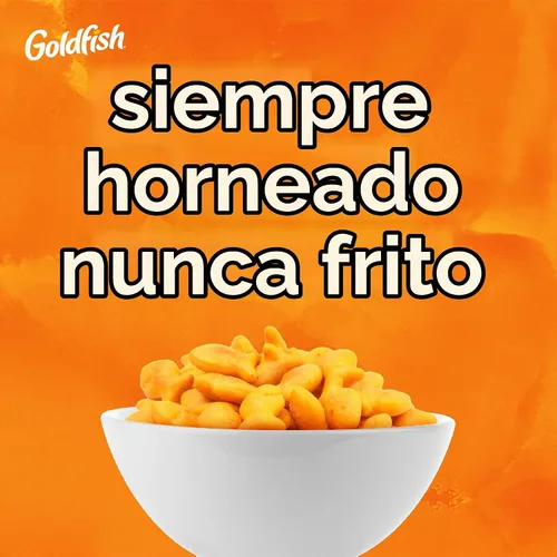 Vista 5 de Goldfish Galletas de queso cheddar, bolsa de 10 onzas