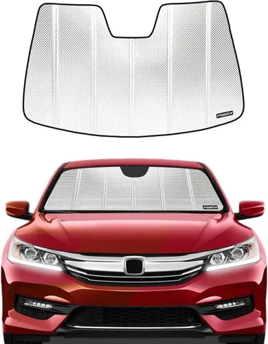 Vista 11 de Parasol para parabrisas Pigenius para Honda Accord 2023-2026, parasol personalizado para ventana delantera - Cuero